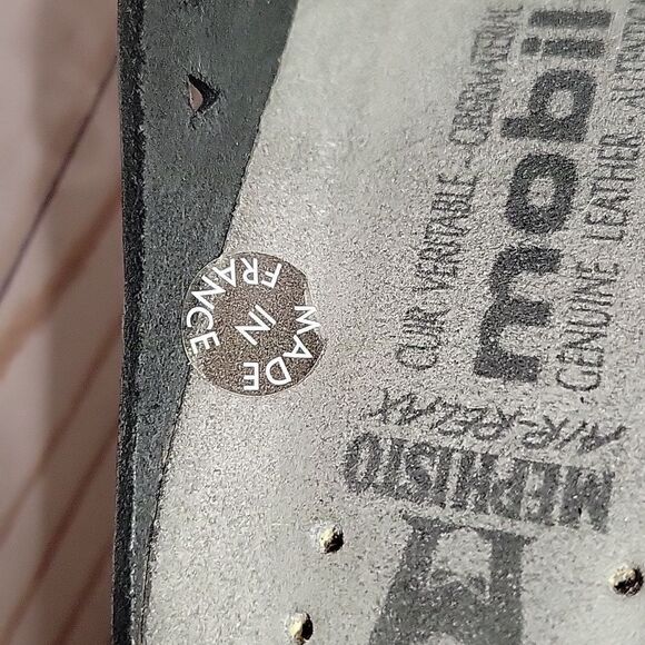 Mephisto Mobils Clog Shoes Suede Mules Black  Perforated Cut outs  Slip-on 37 - Picture 8 of 12